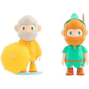 Набор из 12 елочных украшений «Фермер Боб» из коллекции Color Collection в загадочных коробках Finding Unicorn, confirmed - желтый - raincoat teenager + зеленый - peter pan (unboxing and unbagging)