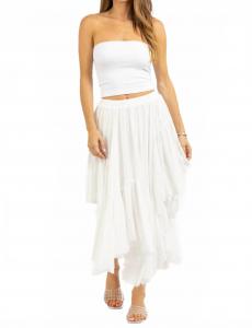 Санта Мария макси-юбка в белом Et Clet