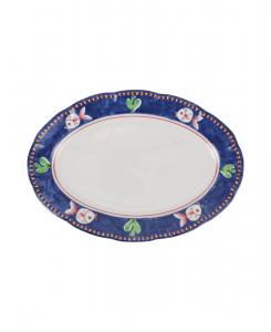VIETRI Овальное блюдо Campagna Pesce из меламина