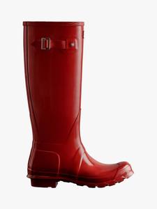 Ботинки высокие Hunter Original Wellington, красный