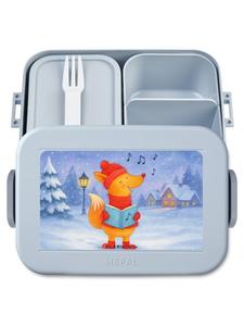 Mr. & Mrs. Panda Контейнер для хранения продуктов Fuchs Sänger Design без надписи, пастельно-голубого цвета