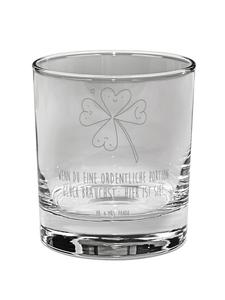 Бокал для джина, бокал с изображением цветка/клеверного листа и надписью, прозрачный Mr. & Mrs. Panda