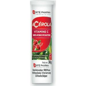 Forte Pharma Acerola Витамин C для энергии и тонизирования - 12 жевательных таблеток Forté Pharma