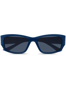 Balenciaga Eyewear солнцезащитные очки в прямоугольной оправе, синий