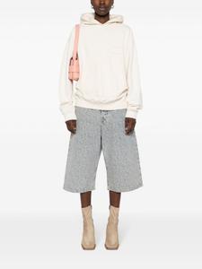 Джинсовые шорты с монограммой Acne Studios, синий