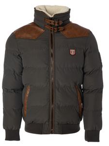 Куртка 1215 Зимняя куртка цвета хаки CARISMA