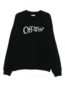 Свитшот с логотипом Off-White, черный