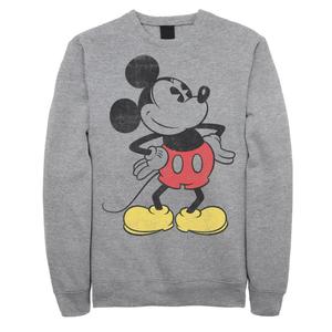 Мужской свитшот Disney's Mickey Mouse Hands on the Hip Pose Licensed Character