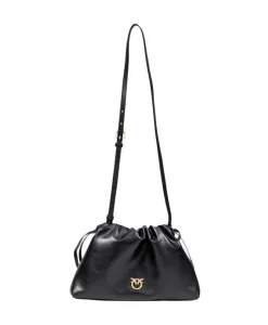 Сумка через плечо из искусственной кожи Pinko, черный