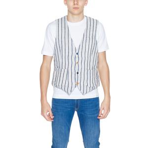 Бежевый хлопковый жилет Gianni Lupo