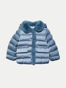 Пуховик стандартного кроя Abel & Lula, синий