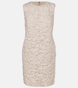 Платье-халат из ламе Carolina Herrera, золотой