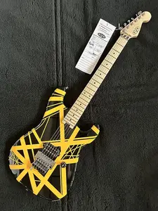 EVH Striped Series 2004 - Черный с желтыми полосами / 7 фунтов 8,2 унции. #EVH2400059