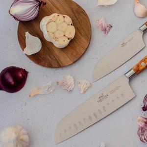 Lion sabatier 834785 Provençao Coil японский кухонный нож Santoku, 18 см