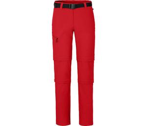 BERGSON Штаны для походов универсальные, легкие в уходе, красные