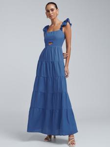 Летнее платье BWLDR Elsi, сапфировый