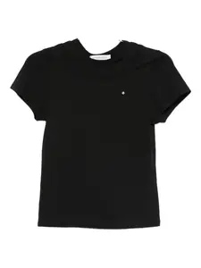 Футболка с тройным воротником Viktor & Rolf, черный