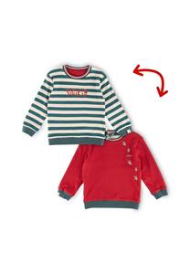 Двусторонняя рубашка Dino World, для детей Sigikid, цвет Rot/petrol