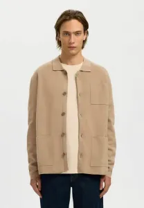 Легкий свободный кардиган slhmike Selected, Savannah Tan