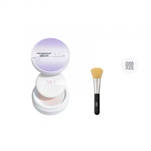 Матирующая рассыпчатая пудра против блеска с эффектом таяния снега, стойкая без переноса AKF
