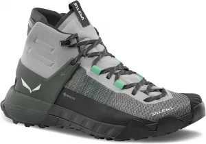 Мужские ботинки Salewa Wildfire NXT Mid GTX - водонепроницаемые туристические и треккинговые ботинки Gore-Tex, темно-оливковый