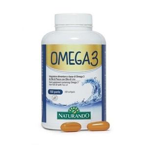 NATURANDO Omega 3 Добавка для повышения уровня холестерина, 100 жемчужин