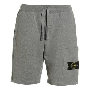 Шорты cargo bermuda short 'melange grey' Stone Island, серый