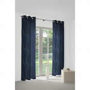 Штора Lupara с люверсами, 1 шт. Wirth, синий
