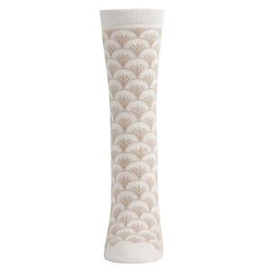 Мужские носки Soft cashmere blend fretwork geometric crew Natori, Winter White