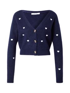 ABOUT YOU Кардиган 'Lana' из трикотажа в темно-синем цвете
