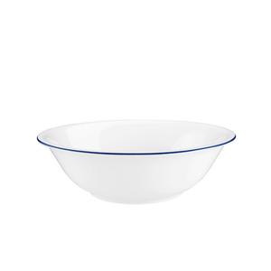 Компактная миска с синим краем около 20 см Seltmann Weiden, белый синий