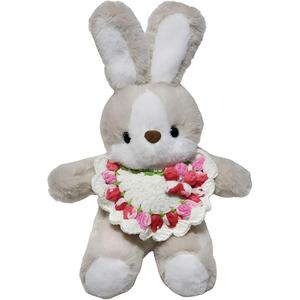 Плюшевая кукла Goodnight Bunny для детей старше 3 лет высотой 30 см ROUERXIONG, розовый