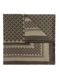 Платок с узором Julee By Malene Birger, серый