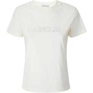 Футболка с логотипом Moncler, белый