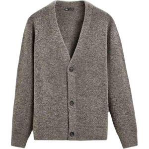 Мужской свитер ZARA, коричневый