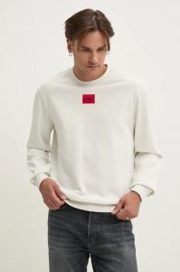 Толстовка HUGO из хлопка, бежевый