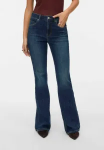 Джинсы vmella средней посадки ausgestellt с короткими рукавами Vero Moda, Dark Blue Denim