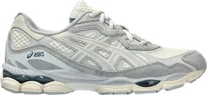 Кроссовки Gel NYC 'Ivory Mid Grey', кремовый