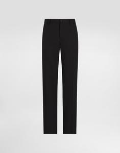 Технические габардиновые брюки для смокинга Dolce & Gabbana