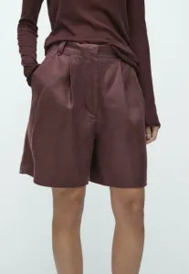 Плиссированные бермуды Massimo Dutti, Bordeaux