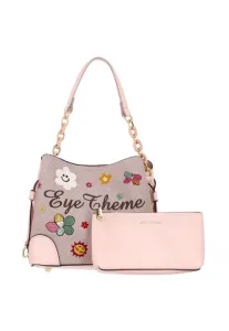 Сумка через плечо в стиле поп-арт Mymo, Pink