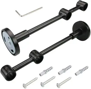 Опора Liedeco двойная, (1 шт.), для карнизов Ø 16 мм Ø 1,6 см, черный