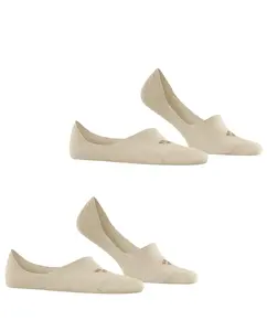 Набор из двух носков для мужчин, невидимые, гладкие, розовые Burlington