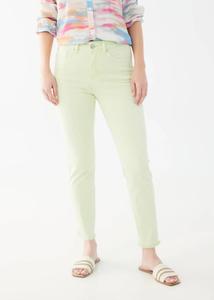 Женские узкие джинсы Olivia с потертостями до щиколотки в цвете Mojito Green FDJ