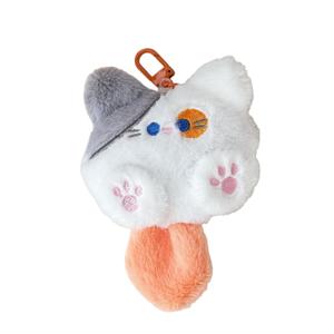 Очаровательный пушистый плюшевый подвес с длинным хвостом в виде кролика медвежонка котенка высота 10.5cm/11.5cm/11cm Ten Thousand Children's Music