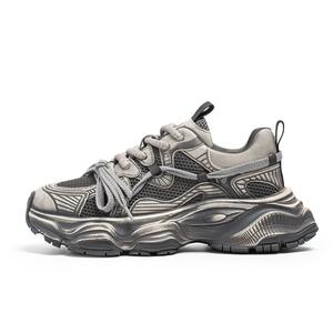 Дышащие низкие массивные кроссовки men's Frank Mully, серый