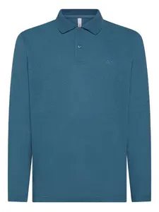 Поло с длинными рукавами Sun67, синий