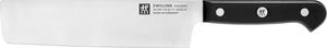 Нож Накири Zwilling Gourmet, 17 см, нержавеющая сталь, эргономичная пластиковая рукоятка, черный - Сделано в Германии