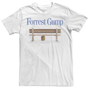 Мужская футболка с логотипом Forrest Gump Bench Title Licensed Character
