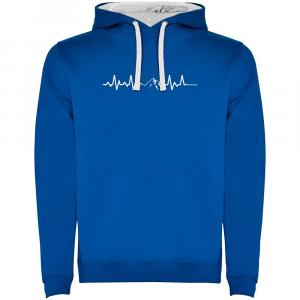 Худи Kruskis Mountain Heartbeat Two-Colour, синий